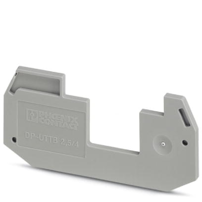 Phoenix Contact Spacer plate; Length: 69.9mm; Width: 2.6mm; Height: 33mm; Color: Gray